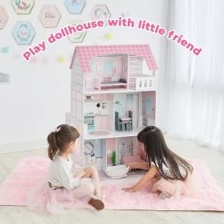 Teamson Kids 'Wonderland' Children's 2 In 1 Doll House & Play Kitchen TD-12515P -Dolls Discount Store GUEST fe3a37f1 2d00 4e57 a0dc f4bb8c22d866