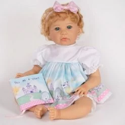 Paradise Galleries Reborn Toddler Girl Doll Story Time, 21 Inch With Light Blonde Hair And Blue Eyes, Made In SoftTouch Vinyl 13 Paradise Galleries Reborn Toddler Girl Doll Story Time, 21 Inch With Light Blonde Hair And Blue Eyes, Made In SoftTouch Vinyl -Dolls Discount Store GUEST ff5ea066 d164 4b9f 8152 45d2c3bfe682